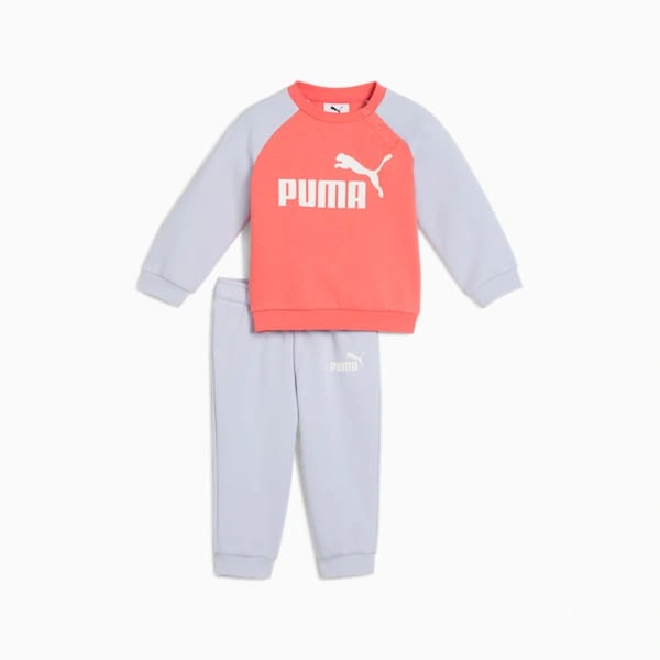 PUMA MiniCats Essentials: Kusy Raglan Set für kleine Entdecker – Komfortabel & Stilvoll!
